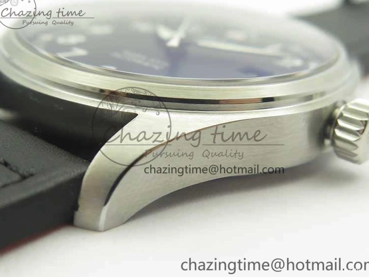 MIROTIME 0719 SoftTouch Mark XVIII Le Petit Prince IW327001 SS MKS 1:1 Best Edition Black Dial On Leather Strap MIYOTA9015 V 7216